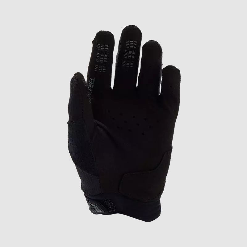 Guantes Bicicleta Niño Defend Negro/Gris Fox - Rideshop