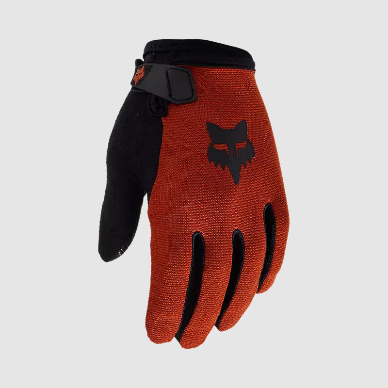 Guantes Bicicleta Niño Ranger Terracota Fox - Rideshop