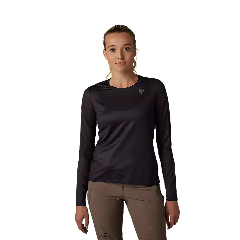 FOX Polera Bicicleta Mujer Flexair Ascent Manga Larga - Rideshop