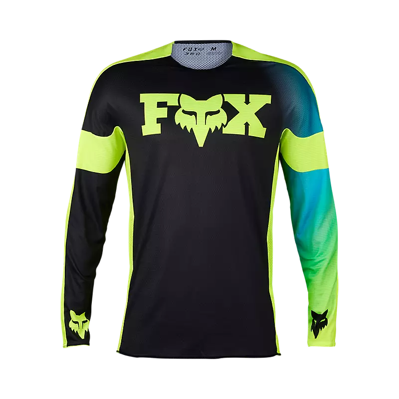 FOX Polera Moto 360 Streak Negro/Amarillo - Rideshop