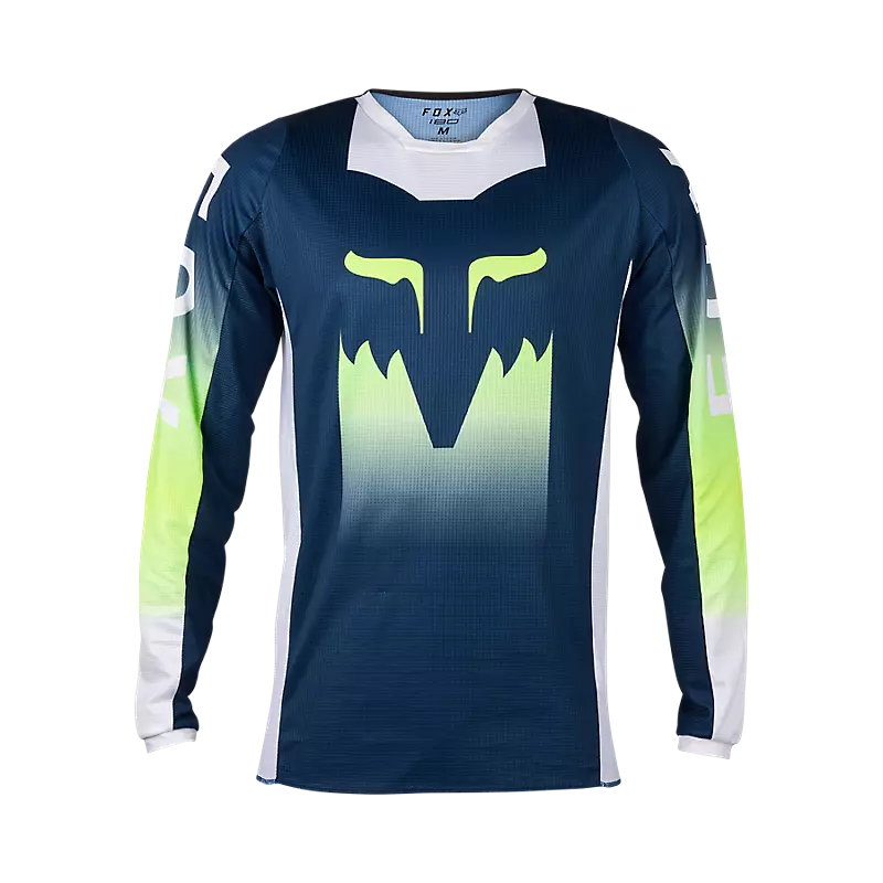 FOX Polera Moto 180 Flora Azul Petroleo - Rideshop