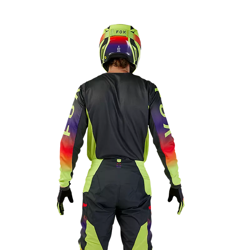 FOX Polera Moto 180 Flora Gris Oscuro - Rideshop