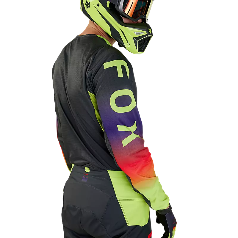 FOX Polera Moto 180 Flora Gris Oscuro - Rideshop