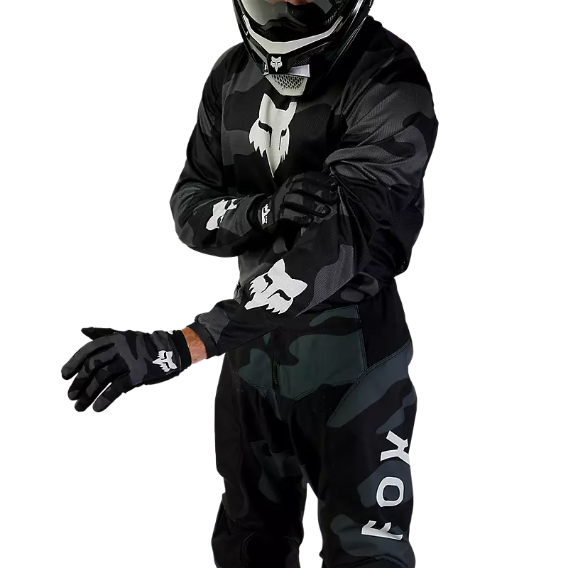 FOX Polera Moto 180 Bnkr Camo Negro - Rideshop