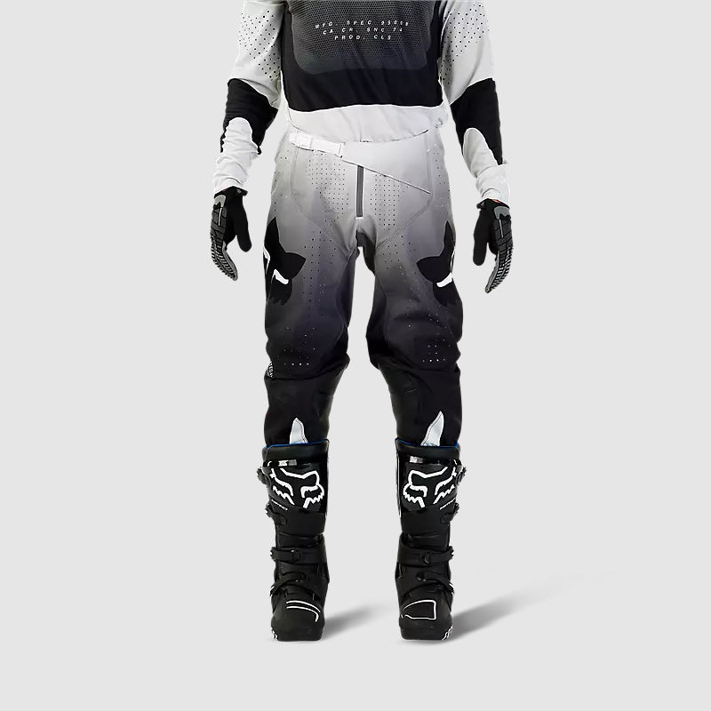 Pantalon Moto 360 Revise Negro/Blanco Fox