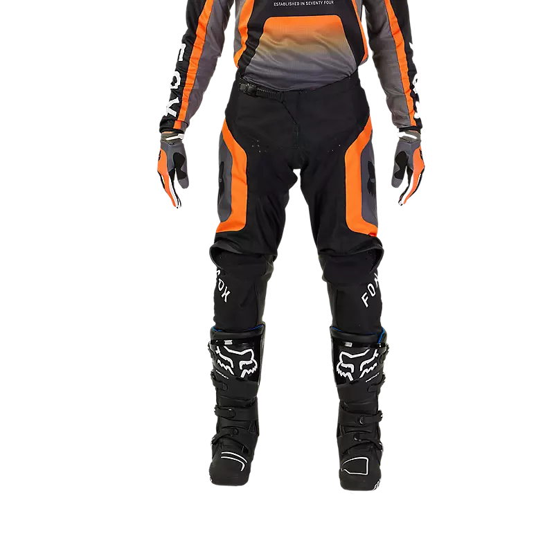 FOX Pantalon Moto 180 Ballast Negro/Naranjo - Rideshop