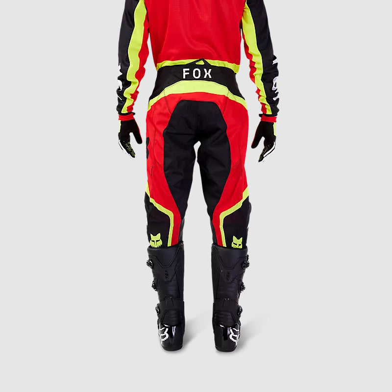 Pantalon Moto 180 Ballast Rojo/Amarillo Fox - Rideshop