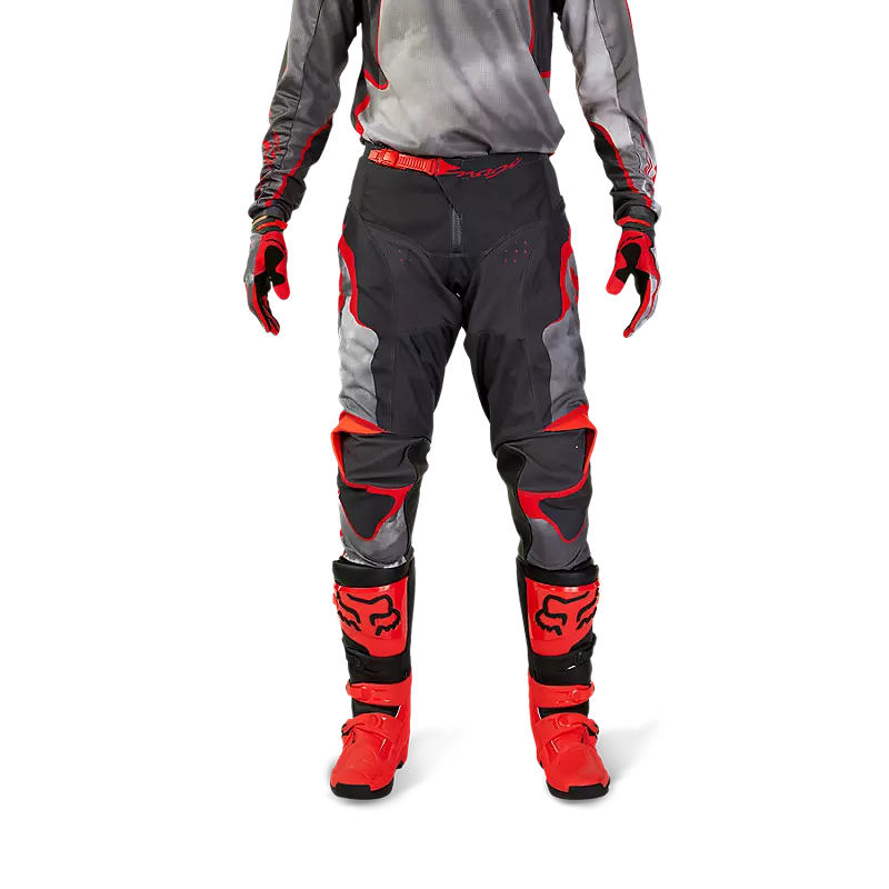 FOX Pantalon Moto 180 Atlas Gris/Rojo - Rideshop
