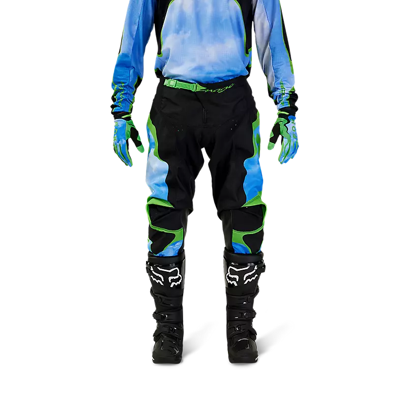 FOX Pantalon Moto 180 Atlas Celeste/Verde - Rideshop