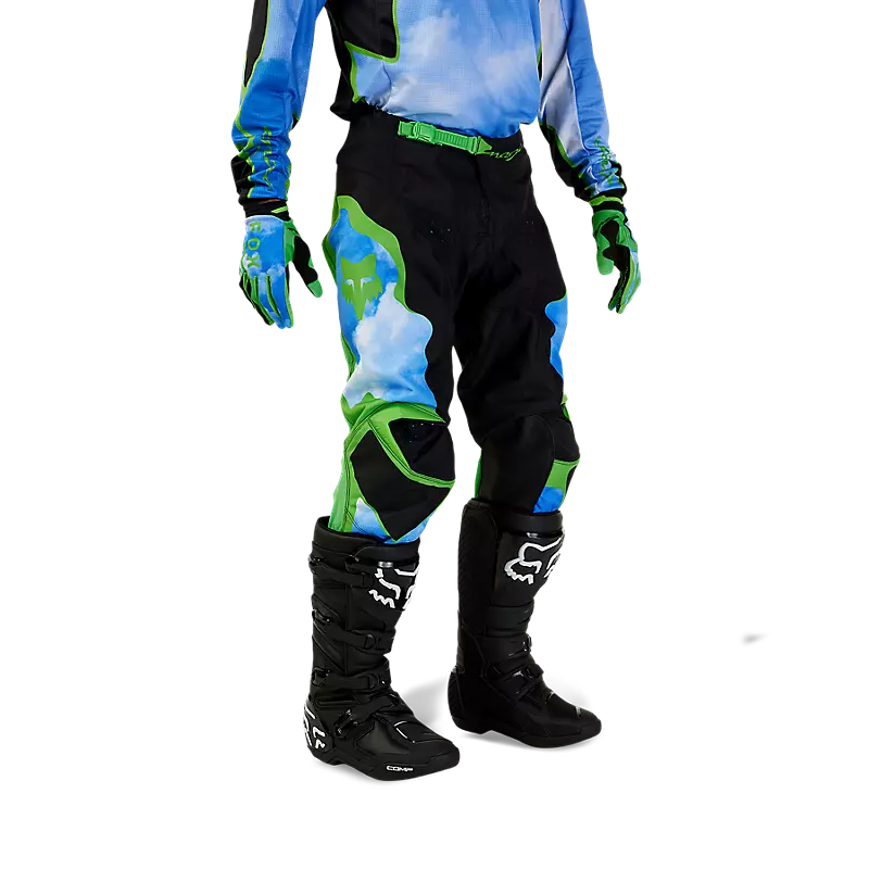 FOX Pantalon Moto 180 Atlas Celeste/Verde - Rideshop