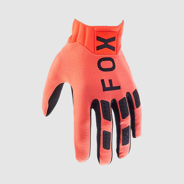 Guantes Moto Flexair Naranjo Fluor Fox - Rideshop