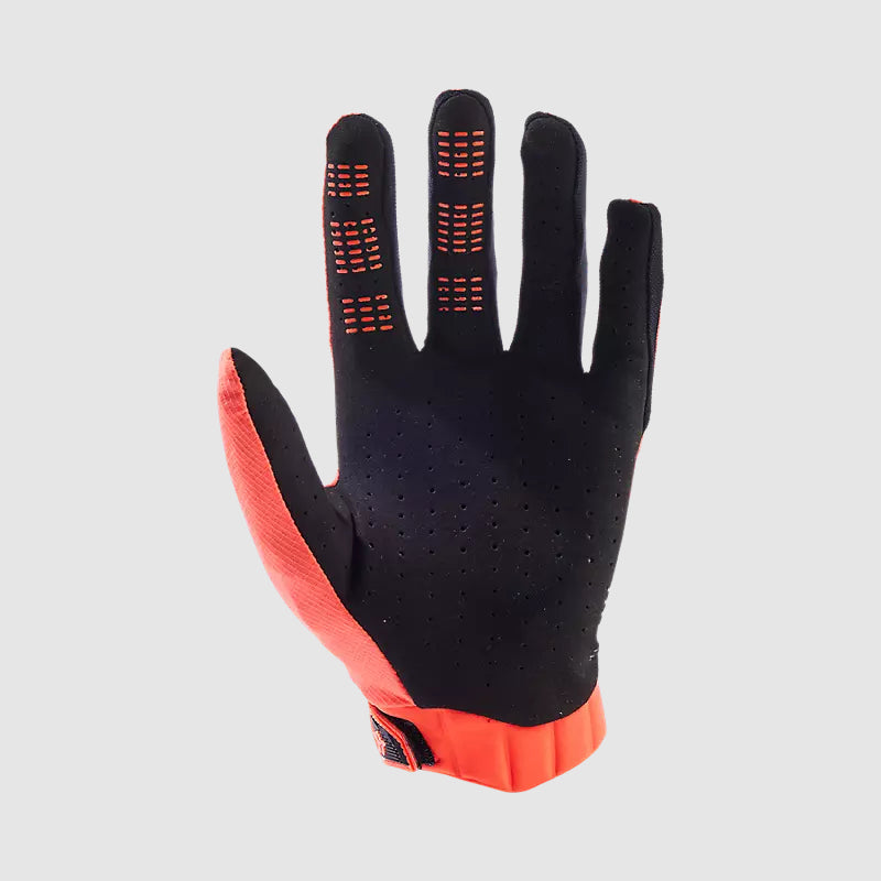 Guantes Moto Flexair Naranjo Fluor Fox - Rideshop