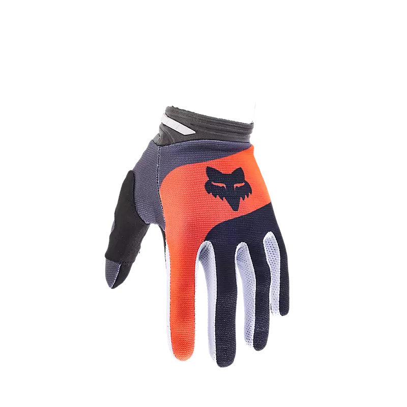 FOX Guantes Moto 180 Ballast Negro/Naranjo - Rideshop