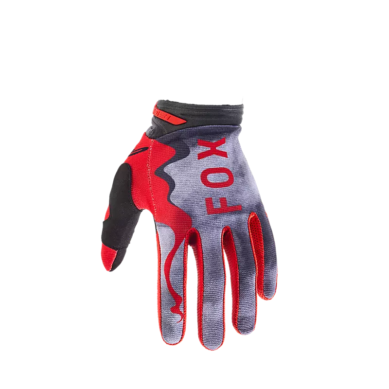 FOX Guantes Moto 180 Atlas Gris/Rojo - Rideshop