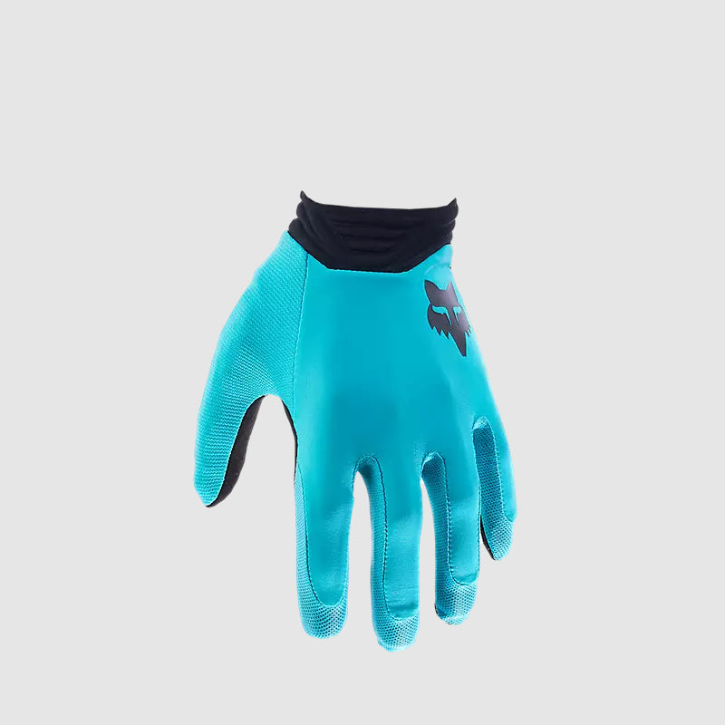 Guantes Moto Airline Celeste Fox - Rideshop