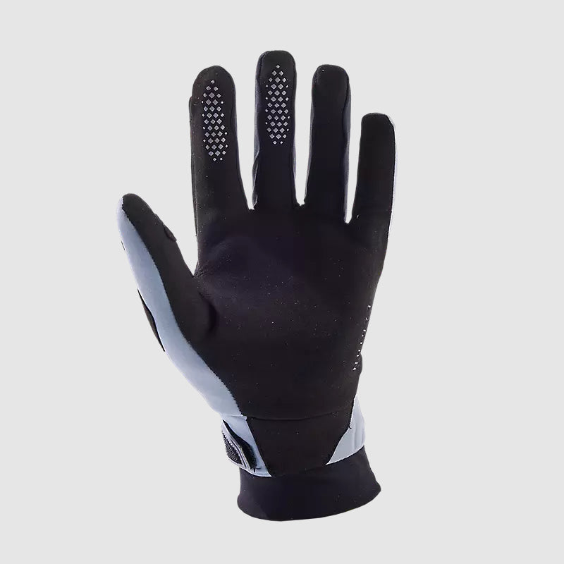 Guantes Moto Defend Thermo Gris Azulado Fox - Rideshop