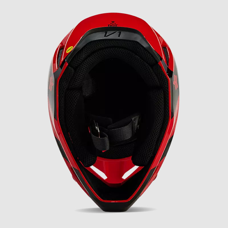 Casco Moto V1 Streak Rojo/Morado Fox - Rideshop