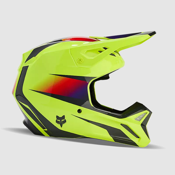 Casco Moto V1 Flora Amarillo Fox - Rideshop