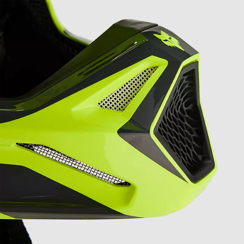 Casco Moto V1 Flora Amarillo Fox - Rideshop