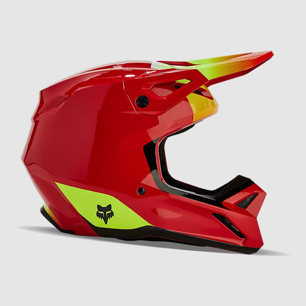 Casco Moto V1 Ballast Rojo Fox - Rideshop