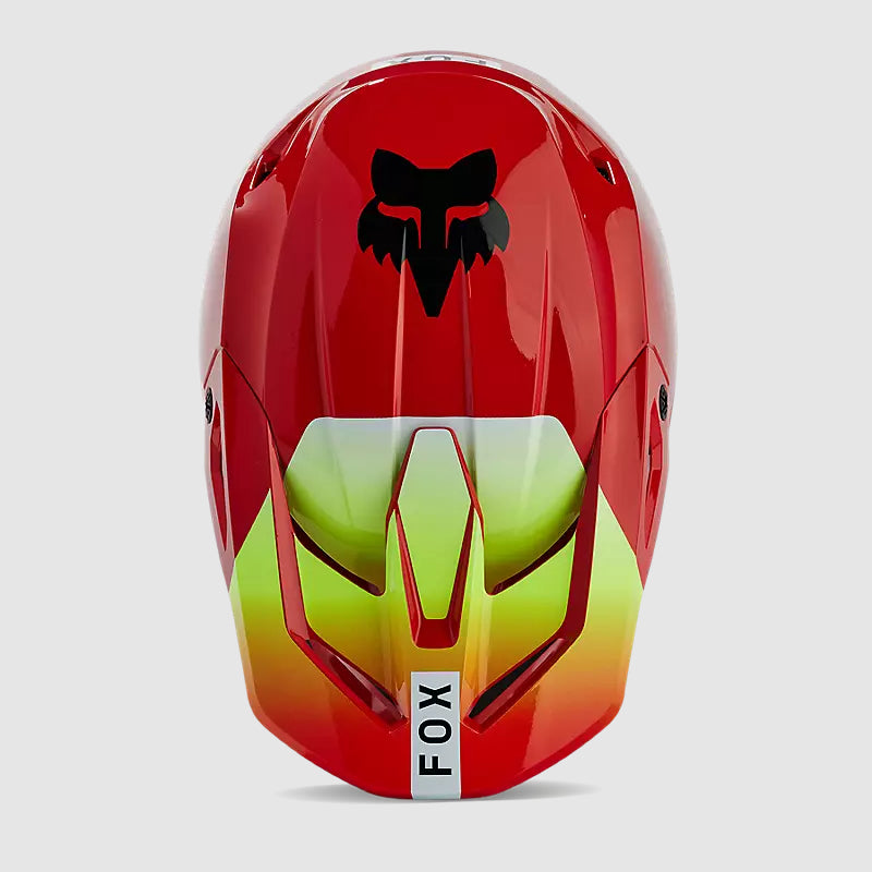 Casco Moto V1 Ballast Rojo Fox - Rideshop