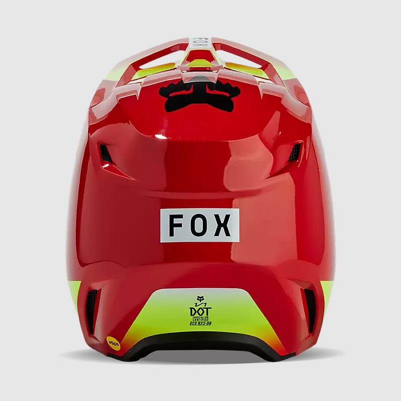 Casco Moto V1 Ballast Rojo Fox