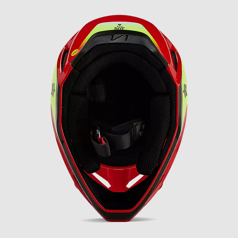 Casco Moto V1 Ballast Rojo Fox