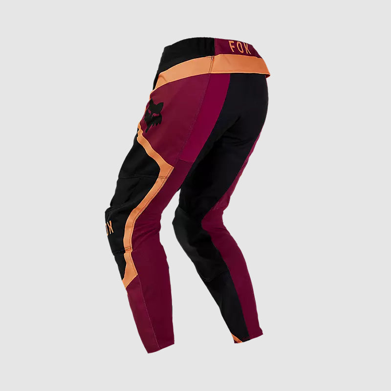 Pantalon Moto Mujer 180 Ballast Burdeo/Naranjo Fox - Rideshop