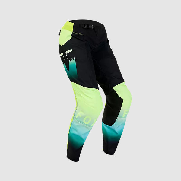 Pantalon Moto Mujer 180 Flora Negro/Amarillo Fox - Rideshop