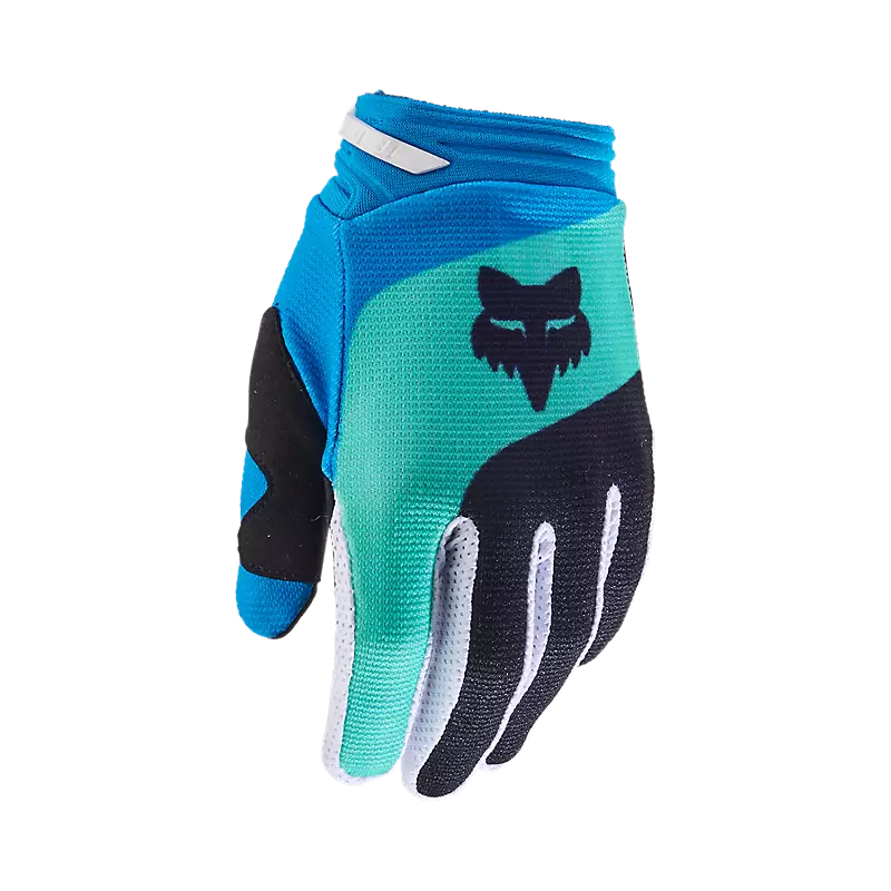 FOX Guantes Moto Niño 180 Ballast Celeste - Rideshop