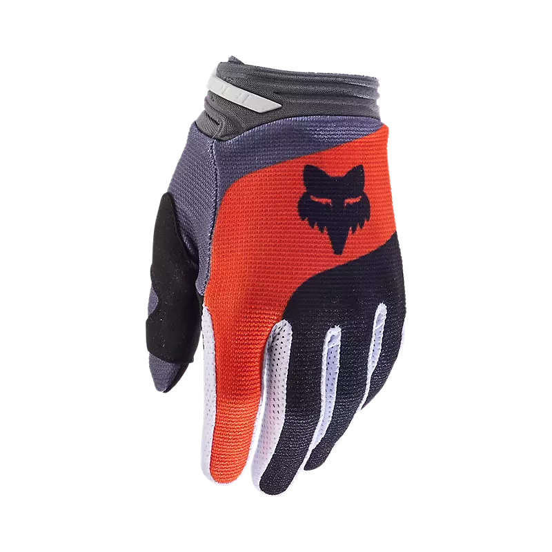 FOX Guantes Moto Niño 180 Ballast Gris/Rojo - Rideshop