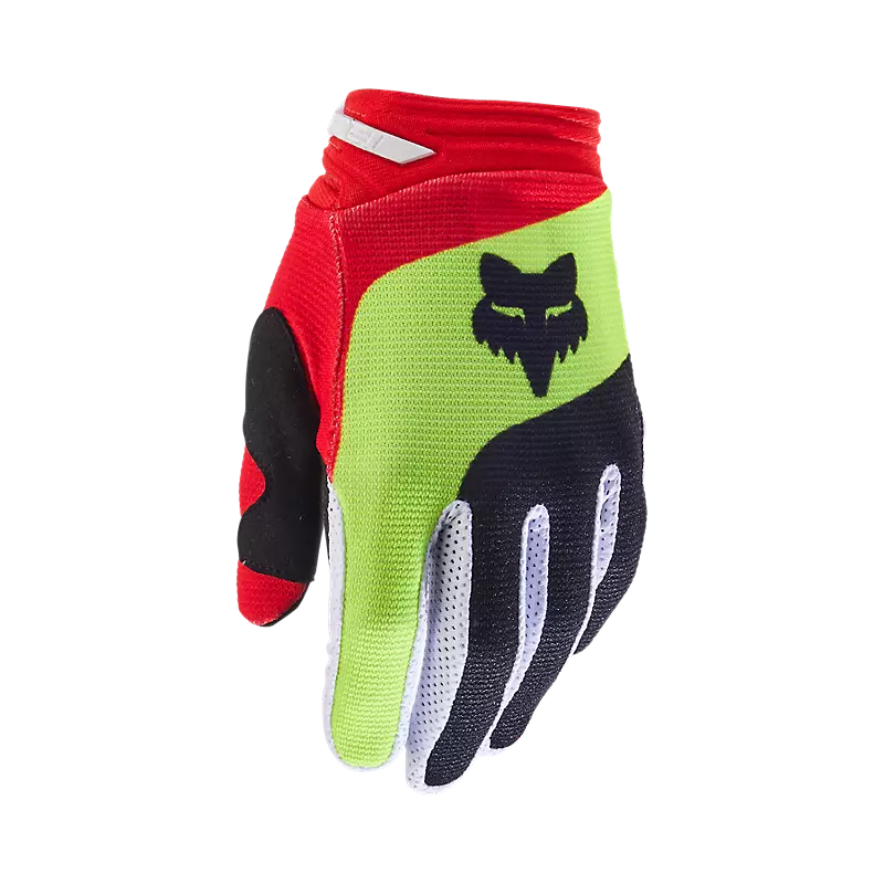 FOX Guantes Moto Niño 180 Ballast Rojo/Amarillo - Rideshop