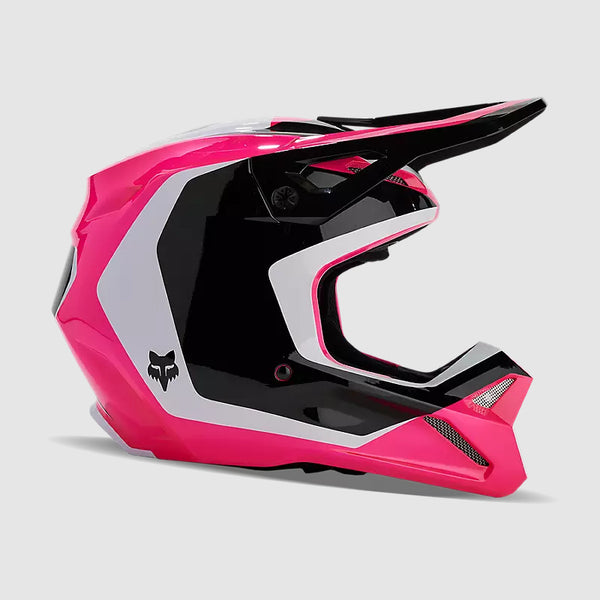 Casco Moto Niño V1 Nitro Rosado Fox - Rideshop