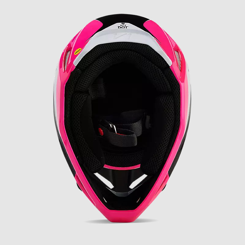 Casco Moto Niño V1 Nitro Rosado Fox - Rideshop