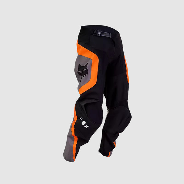 Pantalon Moto Niño 180 Ballast Negro/Naranjo Fox - Rideshop