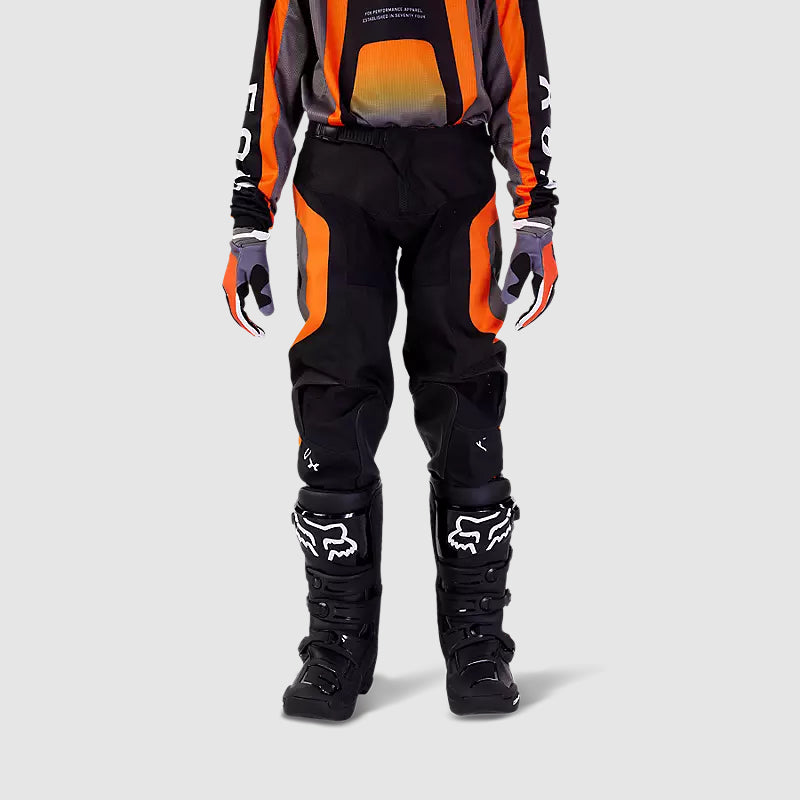 Pantalon Moto Niño 180 Ballast Negro/Naranjo Fox - Rideshop