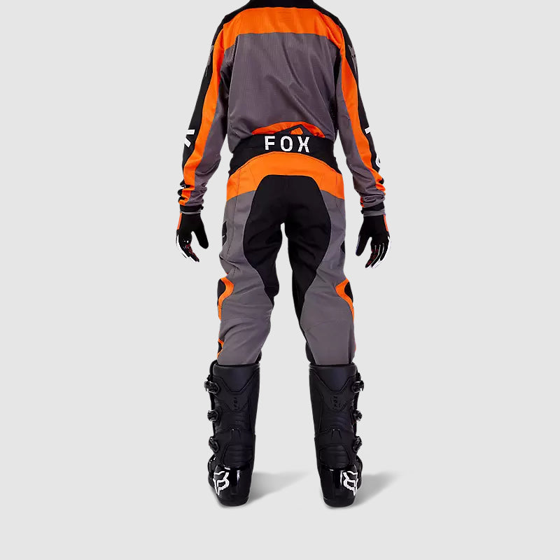 Pantalon Moto Niño 180 Ballast Negro/Naranjo Fox - Rideshop