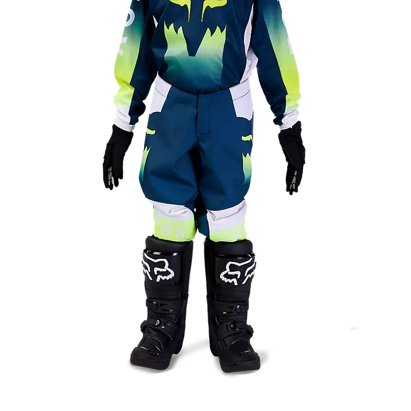 FOX Pantalon Moto Infantil 180 Flora Azul Petroleo - Rideshop