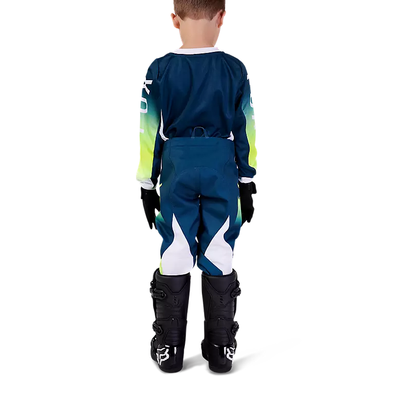 FOX Pantalon Moto Infantil 180 Flora Azul Petroleo - Rideshop