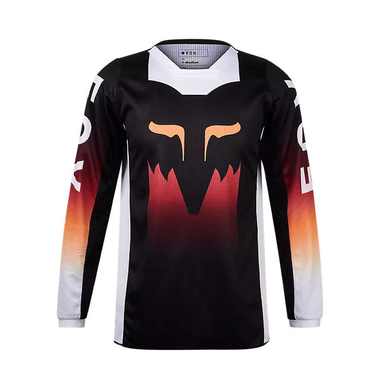 FOX Polera Moto Niño 180 Flora Negro - Rideshop