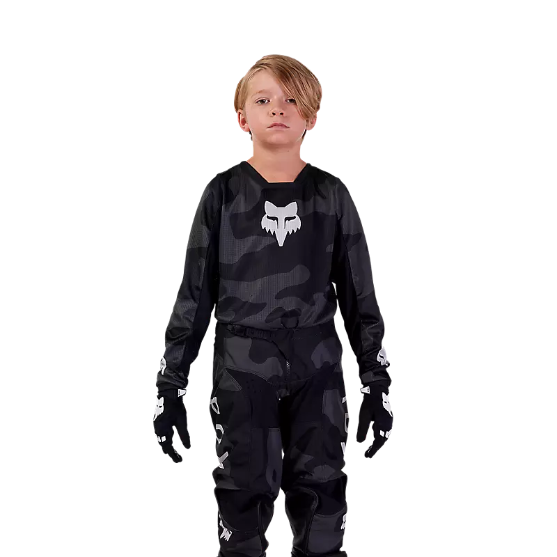 FOX Polera Moto Niño 180 Bnkr Camo Negro - Rideshop