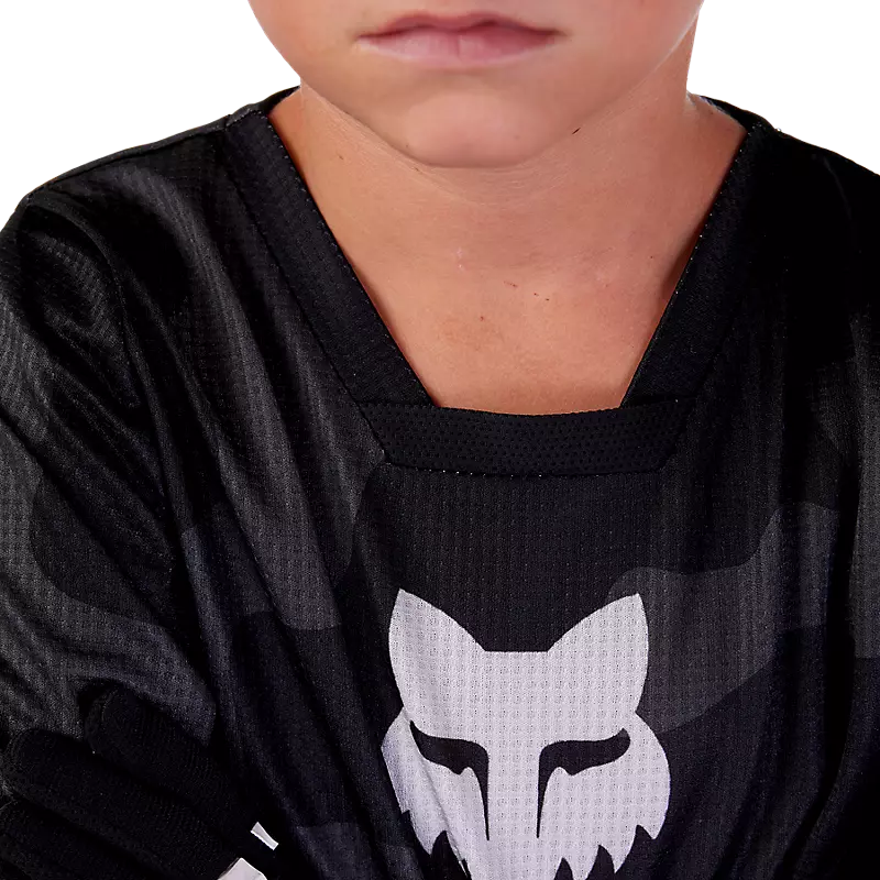 FOX Polera Moto Niño 180 Bnkr Camo Negro - Rideshop