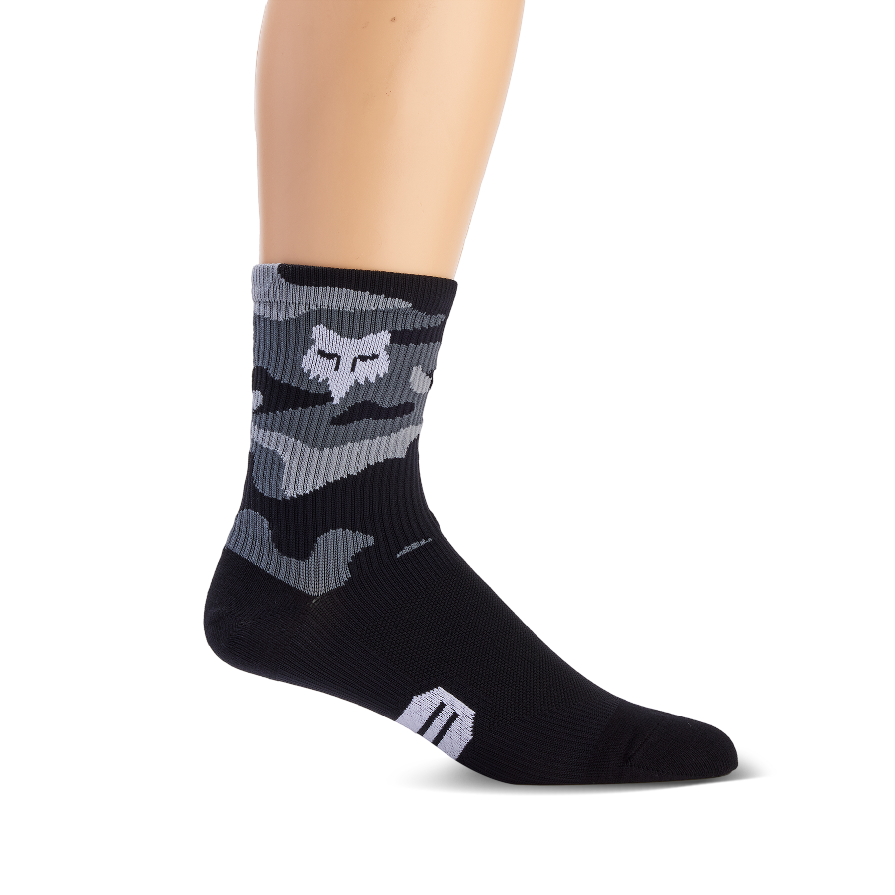 Calcetines Bicicleta Ranger 6" Camo Negro Fox