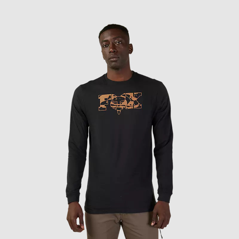 Polera Lifestyle Cienega Manga Larga Negro Fox - Rideshop