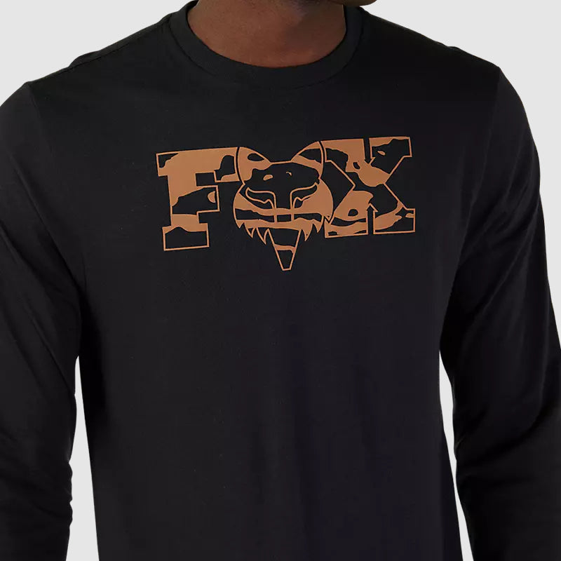 Polera Lifestyle Cienega Manga Larga Negro Fox - Rideshop