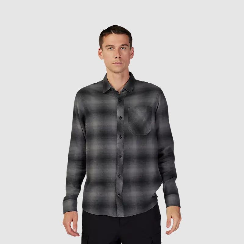 Camisa Lifestyle Survivalist Negro Fox - Rideshop