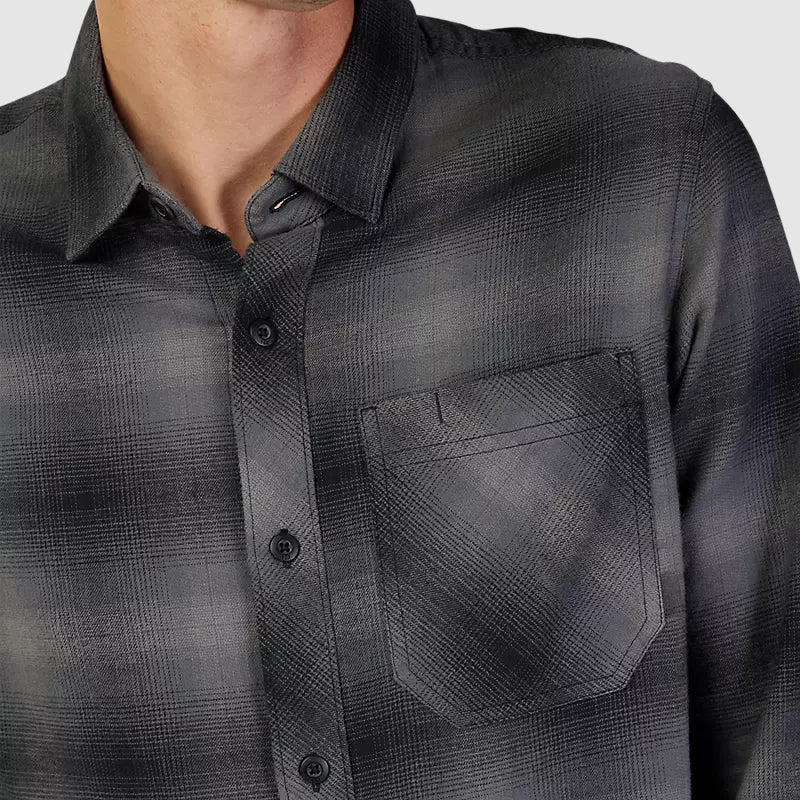 Camisa Lifestyle Survivalist Negro Fox - Rideshop