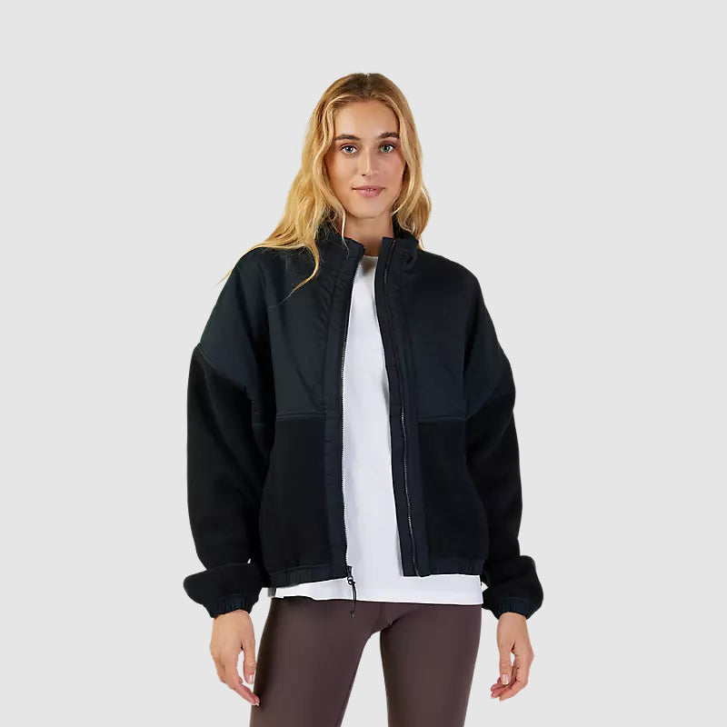 Chaqueta Lifestyle Mujer Survivalist Sherpa Negro Fox - Rideshop