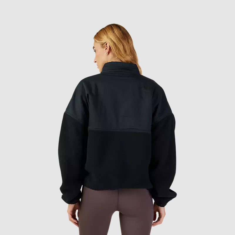 Chaqueta Lifestyle Mujer Survivalist Sherpa Negro Fox - Rideshop