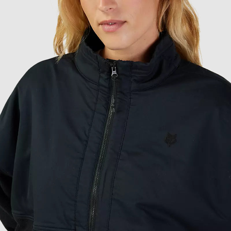 Chaqueta Lifestyle Mujer Survivalist Sherpa Negro Fox - Rideshop